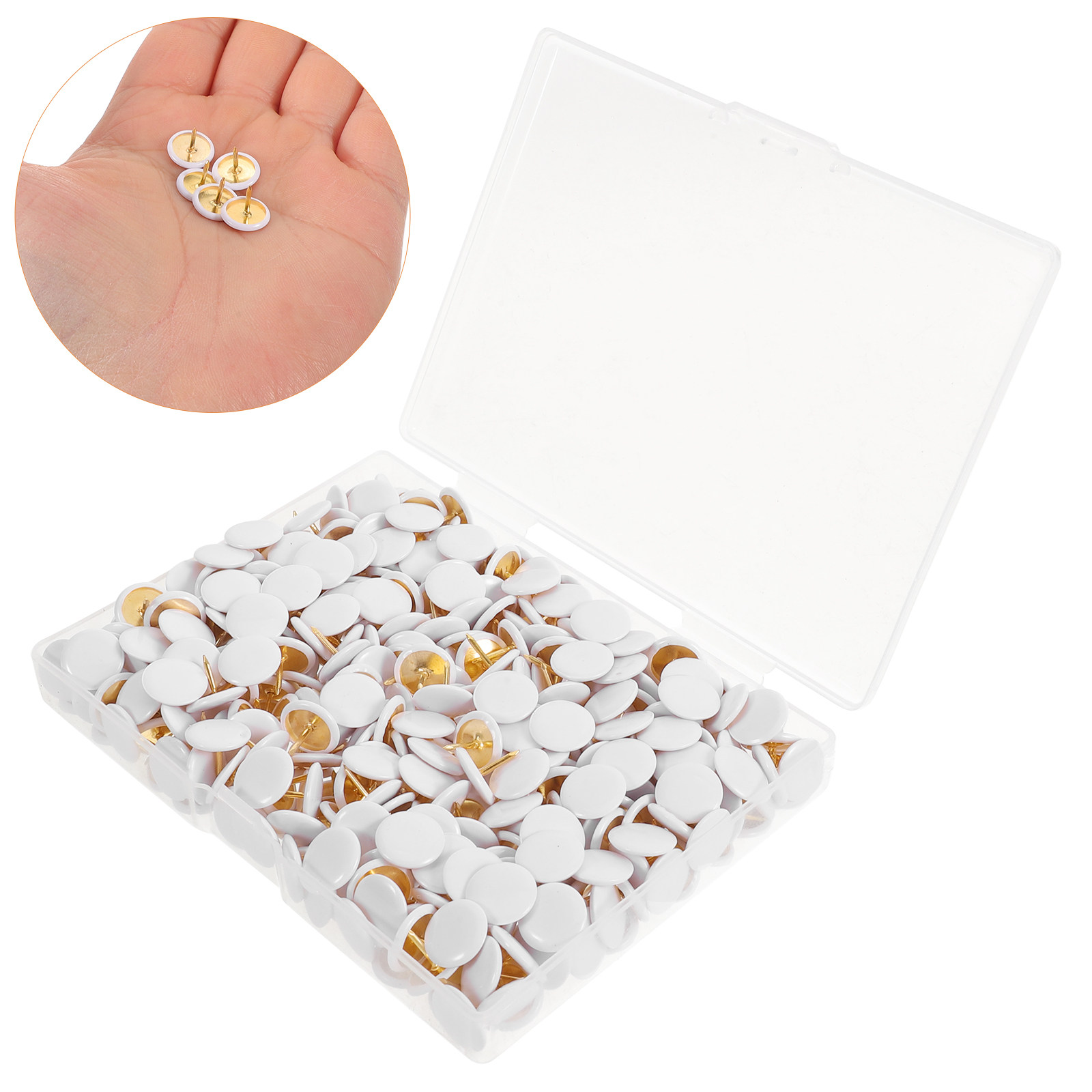 Art Craft Board - 400 قطعة من دبابيس التثبيت المسطحة