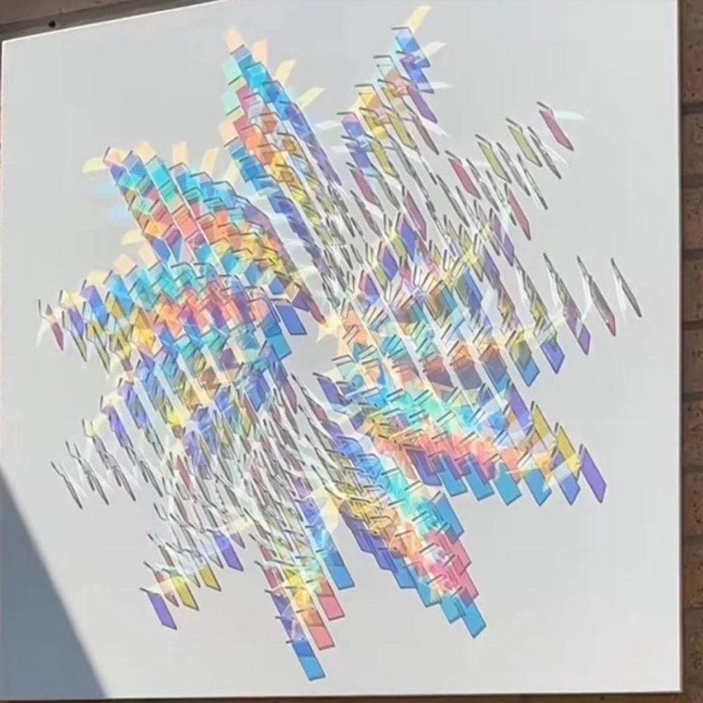 Art Craft Rainbow - مجموعة مربعات أكريليك متعددة الطبقات للتصميم