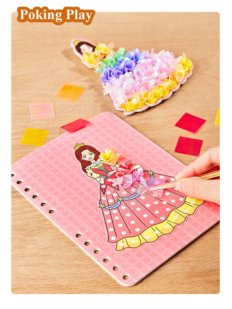 Art Craft Kits For Kids - DIY اللوحة ملصق الحرفية لعب طفل