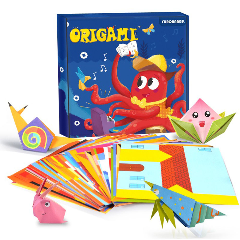 Art Craft Rainbow - مجموعة أوريجامي 30/108 ورقة، كتاب إرشادي