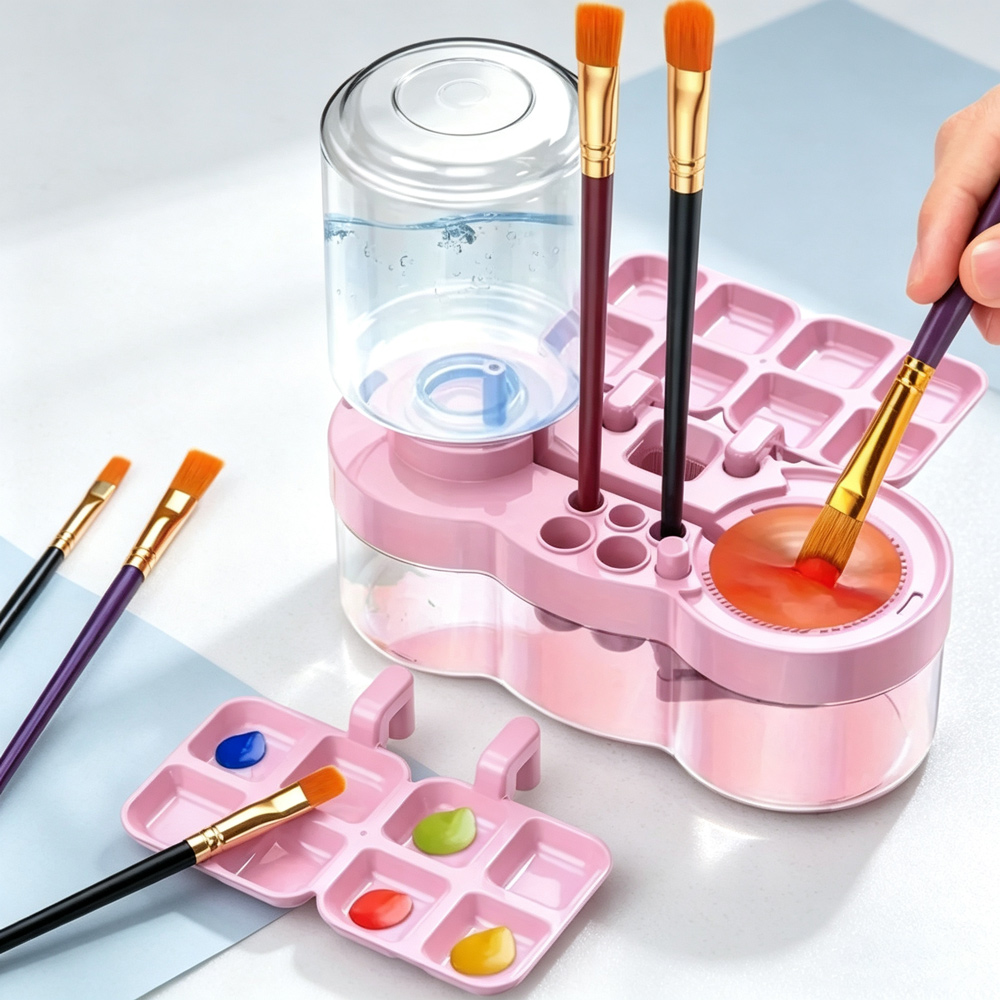 Art And Craft With Paint - أداة تنظيف فرش الرسم متعددة الوظائف
