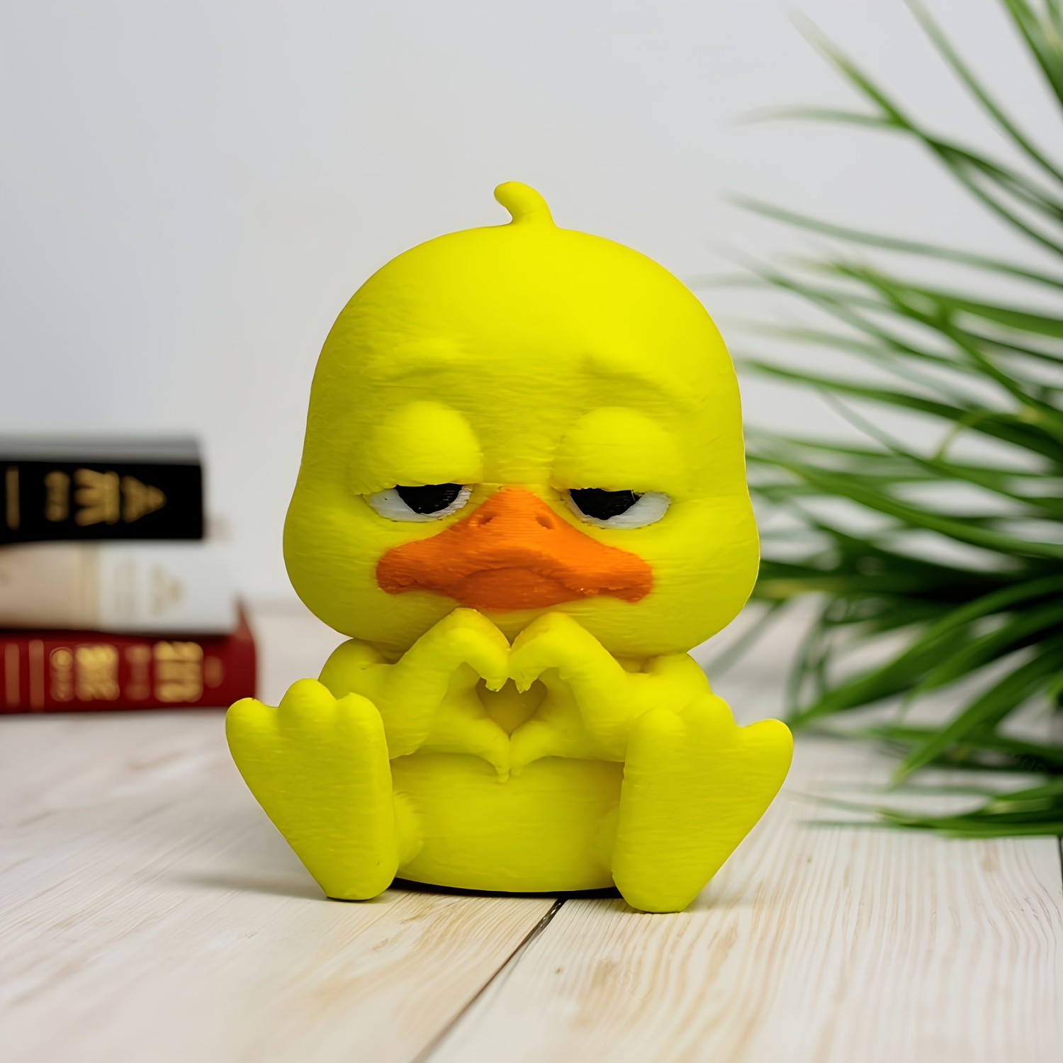Art Craft Duck - 1 قطعة لطيف القلب الأيدي بطة