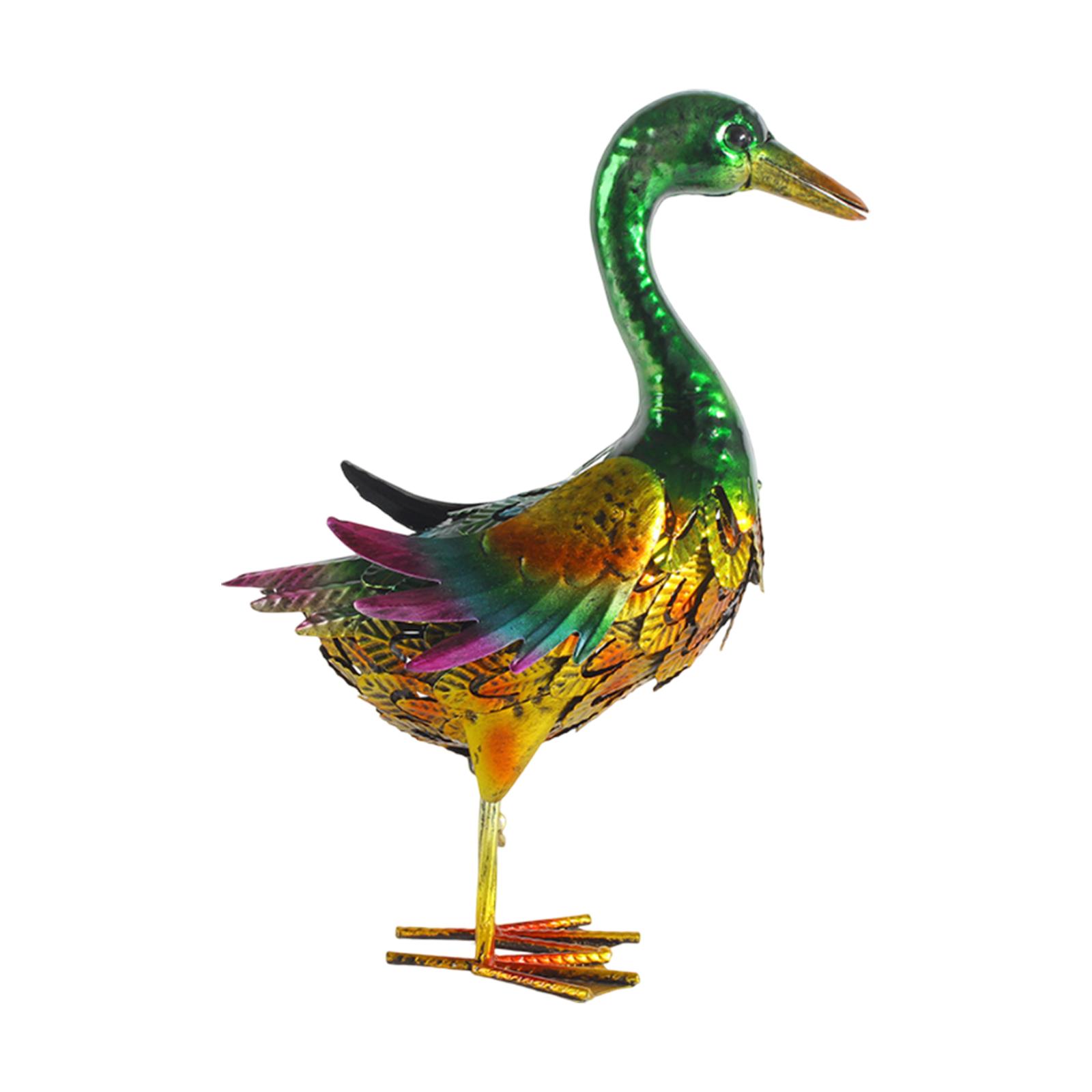Art Craft Duck - تمثال بطة واقف من الحديد، تمثال
