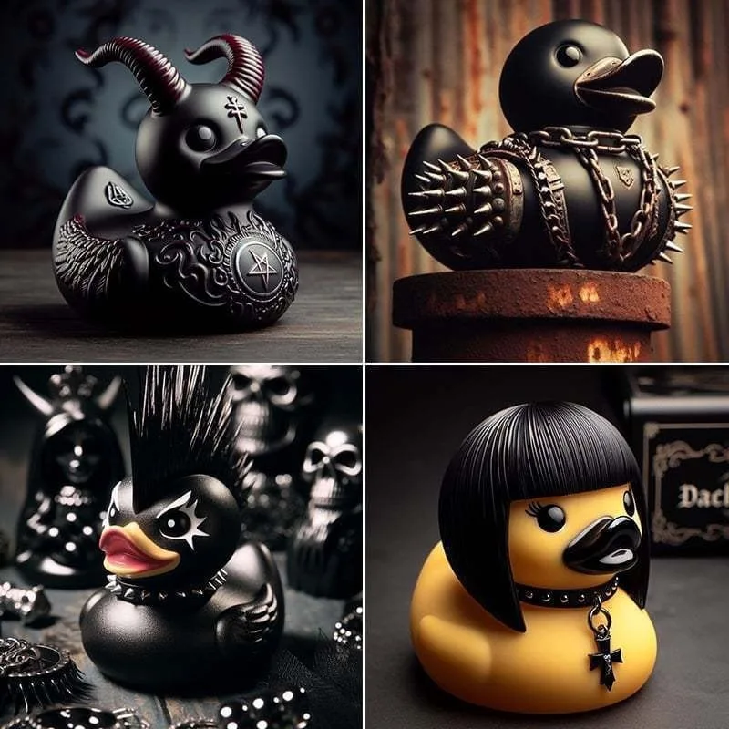 زخرفة لوحة عدادات سيارة بطة صخ - مراجعة Art Craft Duck وسعره