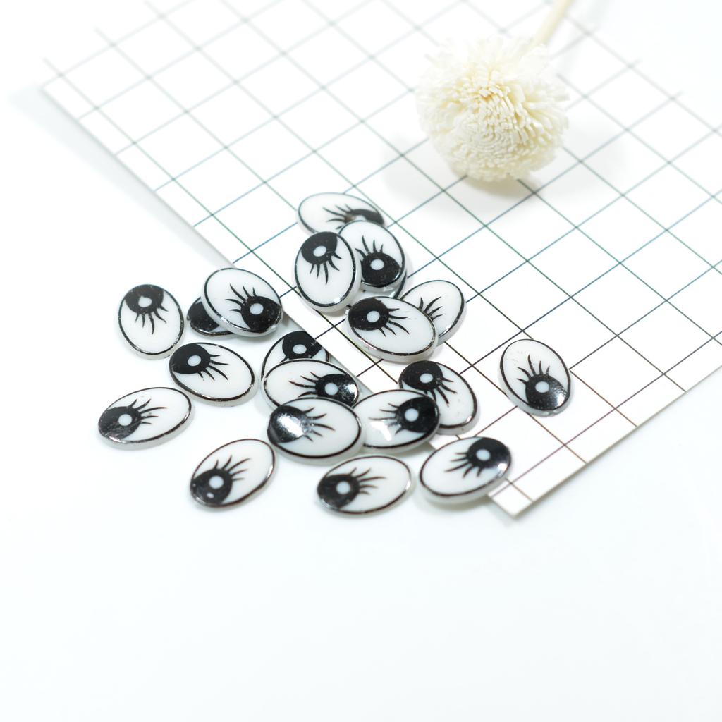 عيون بلاستيكية بيضاوية مسطحة ب - مراجعة Art Craft Eyes وسعره
