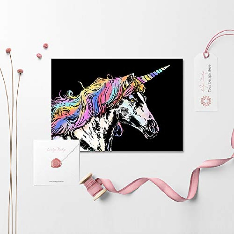 ورق رسم قوس قزح للخدش مقاس A4  - مراجعة Art Craft Rainbow وسعره