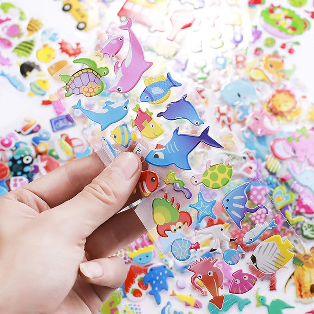ملصقات فقاعية ثلاثية الأبعاد ل - مراجعة Art Craft Toddler وسعره