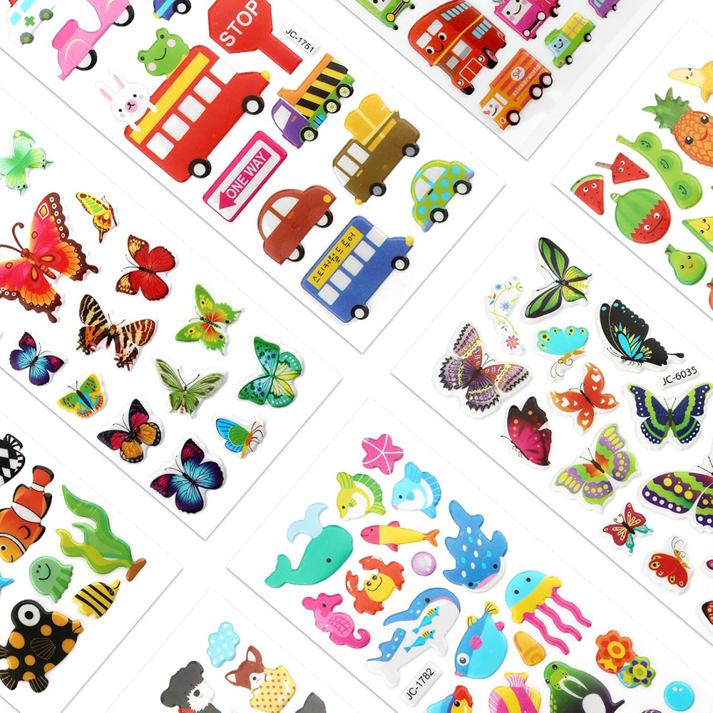 ملصقات فقاعية ثلاثية الأبعاد ل - مراجعة Art Craft Toddler وسعره