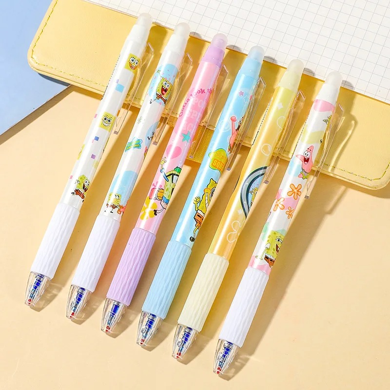 6 قطع/مجموعة أقلام سبونج بوب ك - مراجعة Calligraphy Pen Set وسعره