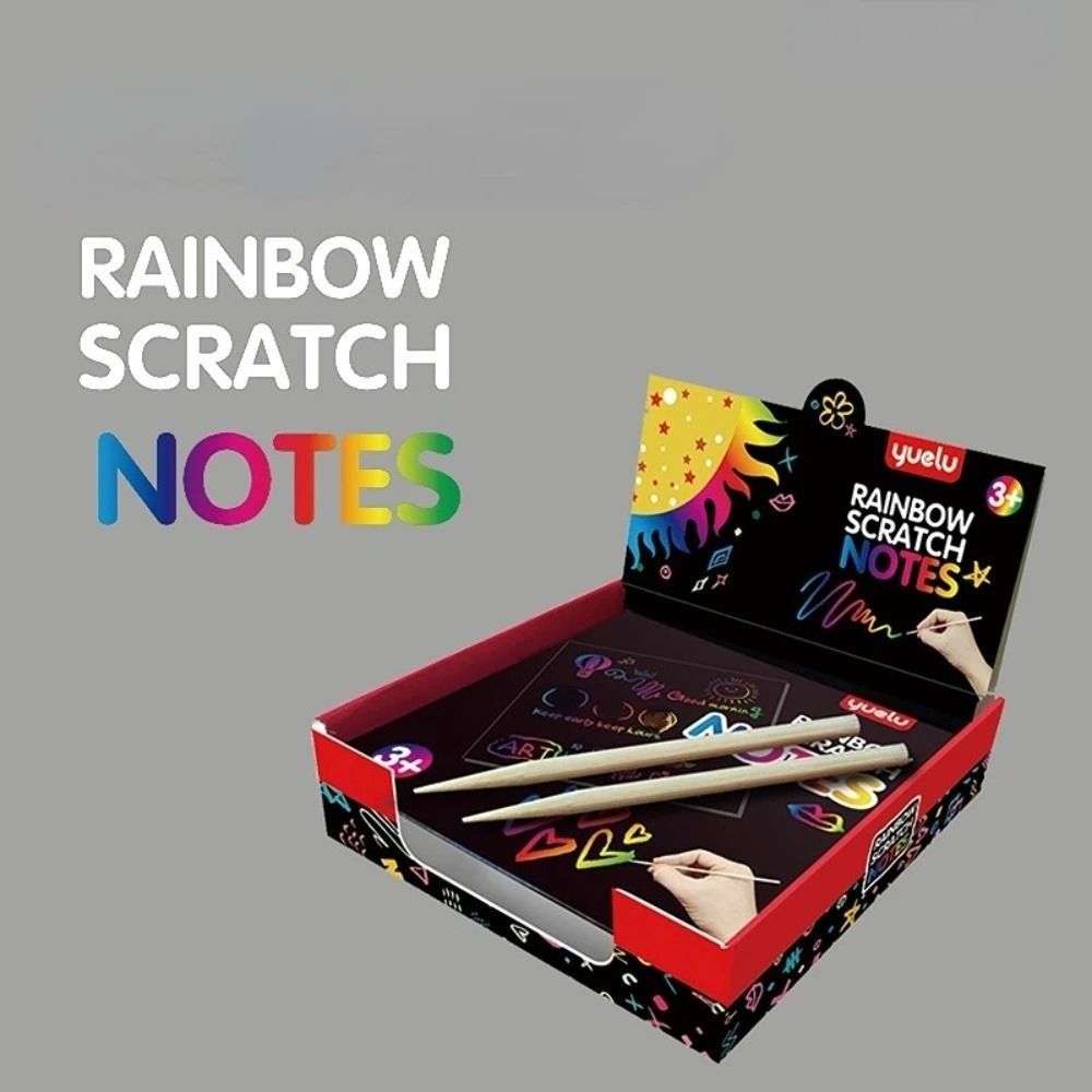 ورق فن الخدش للرسم الحرفي، ورق - مراجعة Art Craft Rainbow وسعره