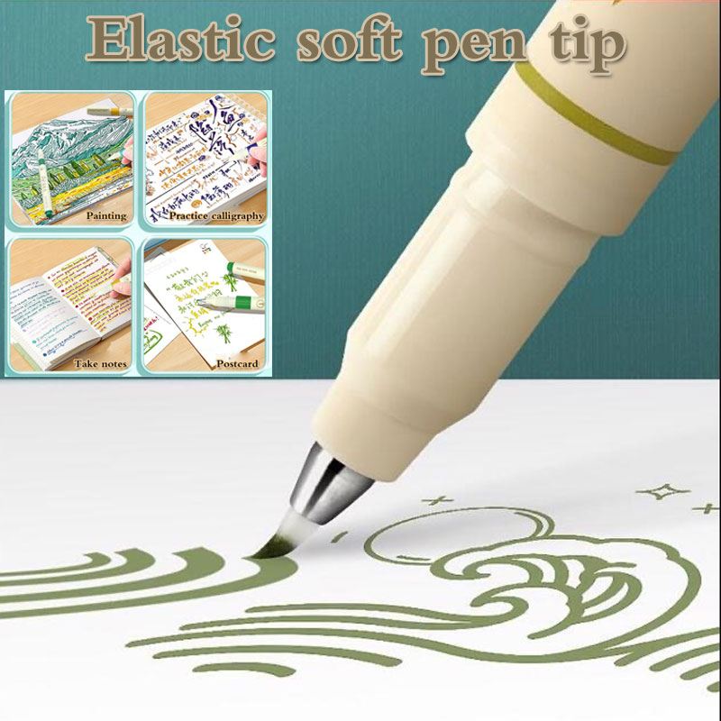 24/3 لون خمر المائية حروف أقلا - مراجعة Calligraphy Pen Set وسعره