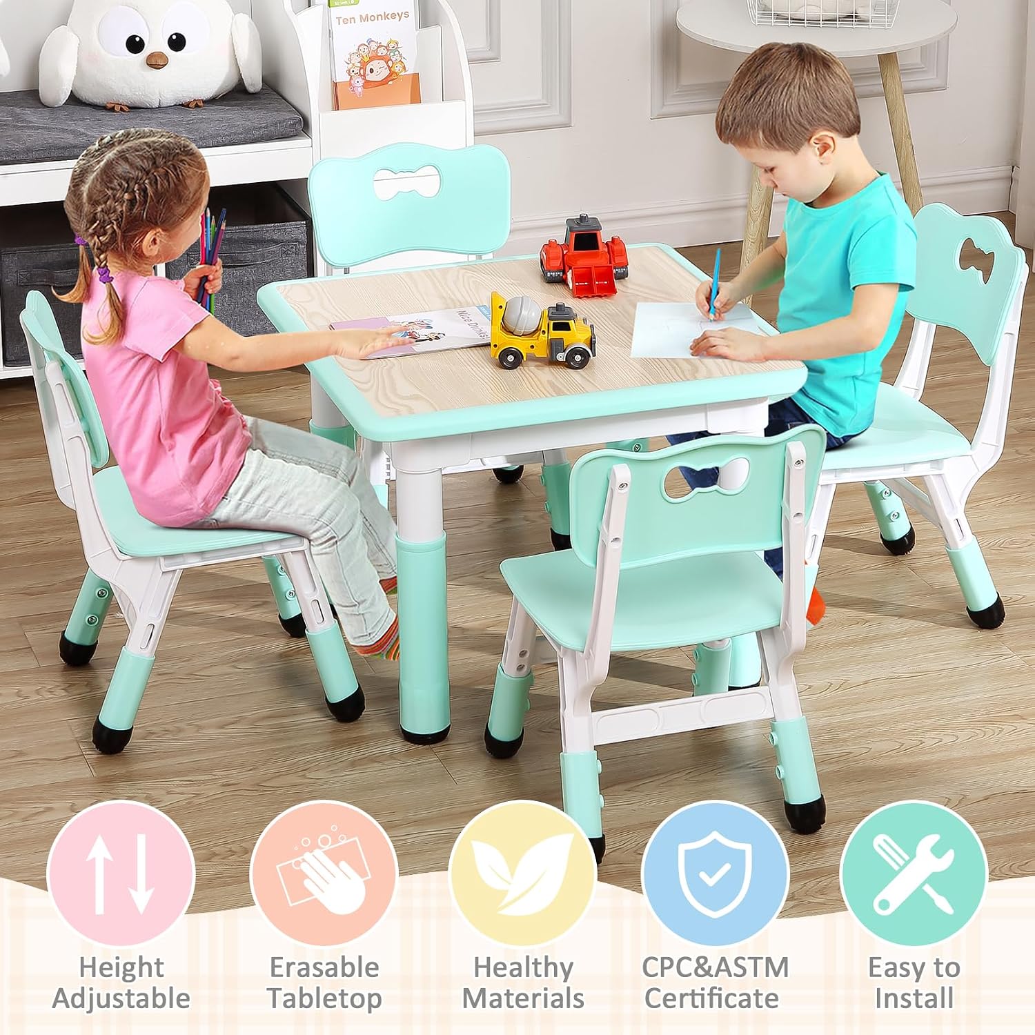طاولة أطفال تاك فيو مقاس 23 بو - مراجعة Art Craft Toddler وسعره
