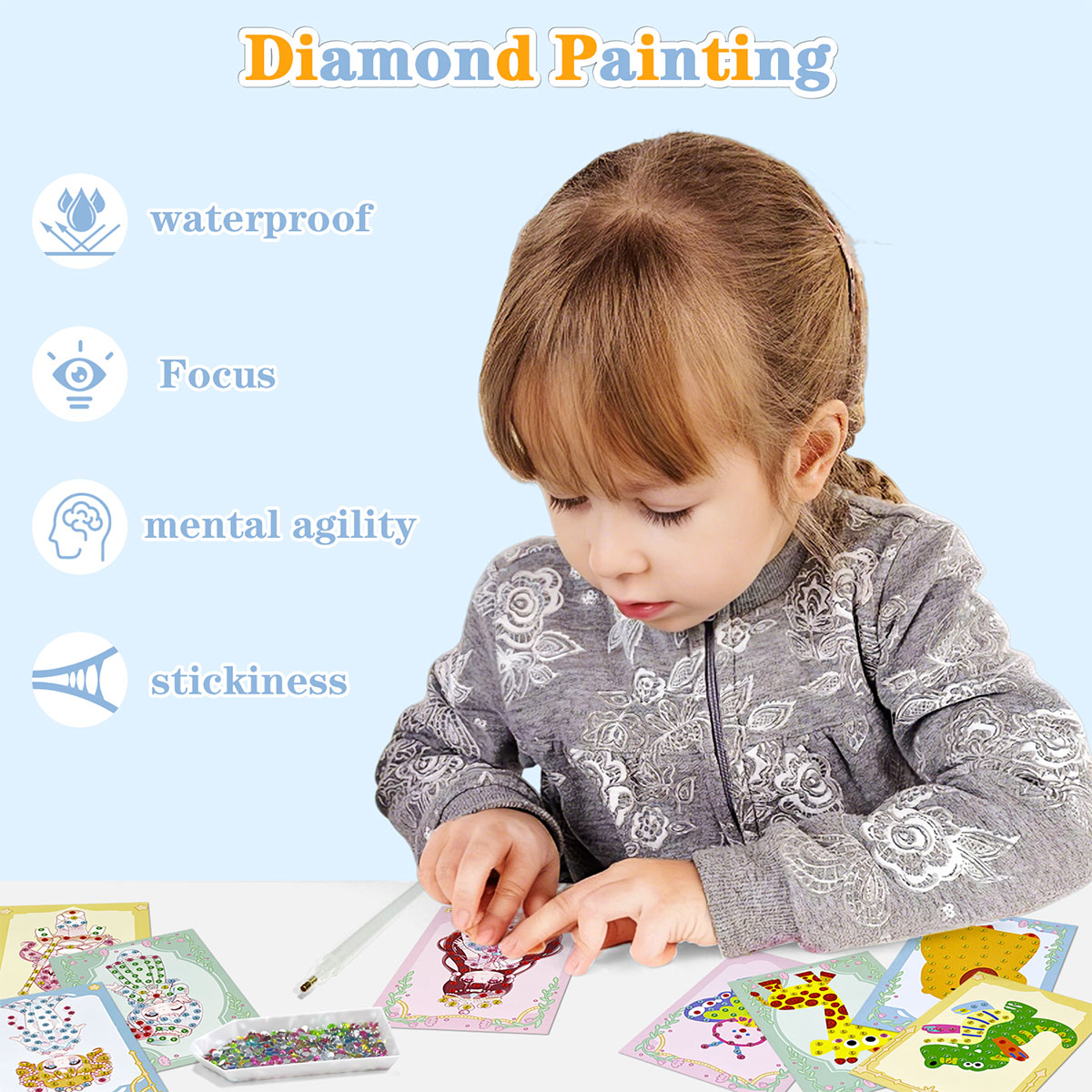 مجموعة من 16 قطعة من أدوات الف - مراجعة Art And Craft With Paint وسعره