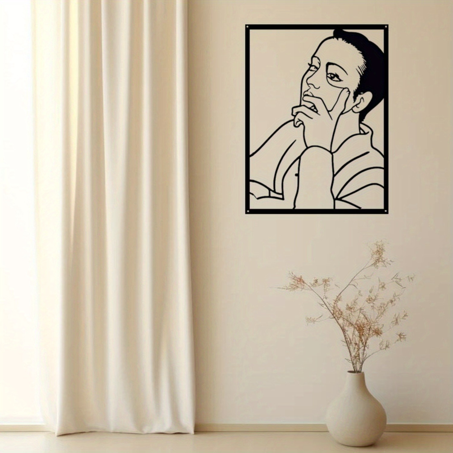 قطعة واحدة من لوحة بورتريه قاب - مراجعة Art Craft Decoration وسعره