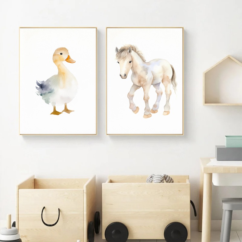 ملصقات ومطبوعات حيوانات المزرع - مراجعة Art Craft Duck وسعره
