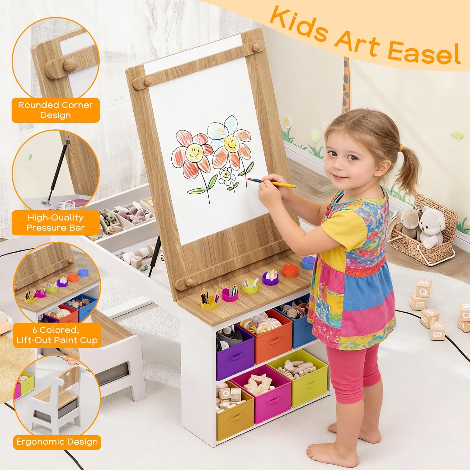 طاولة وكراسي فنية للأطفال، طاو - مراجعة Art Craft Toddler وسعره