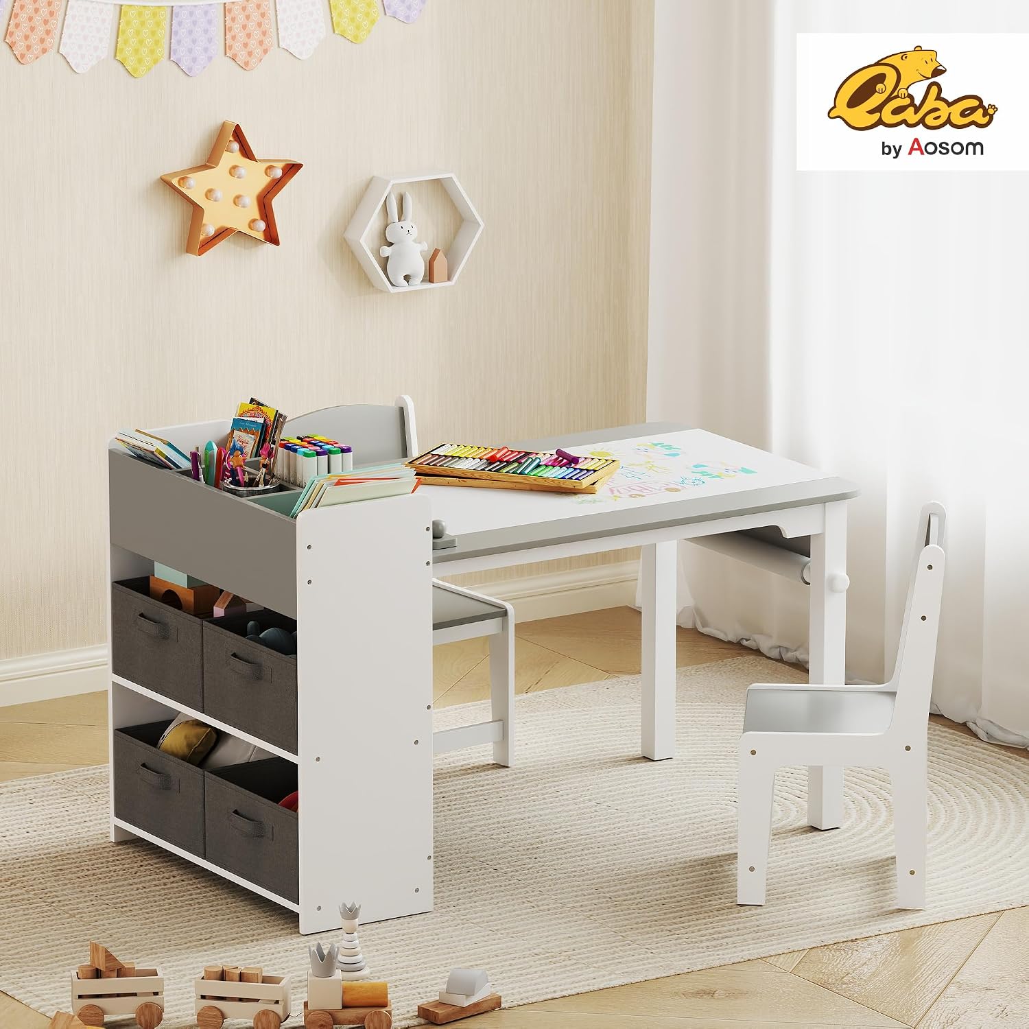 طاولة فنية للأطفال مع كرسي وحا - مراجعة Art Craft Toddler وسعره