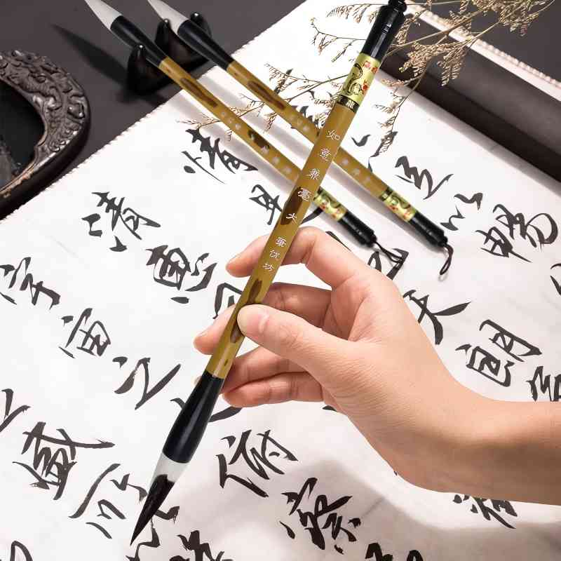 فرشاة كتابة صينية مكونة من 3 أ - مراجعة Calligraphy Pen Set وسعره