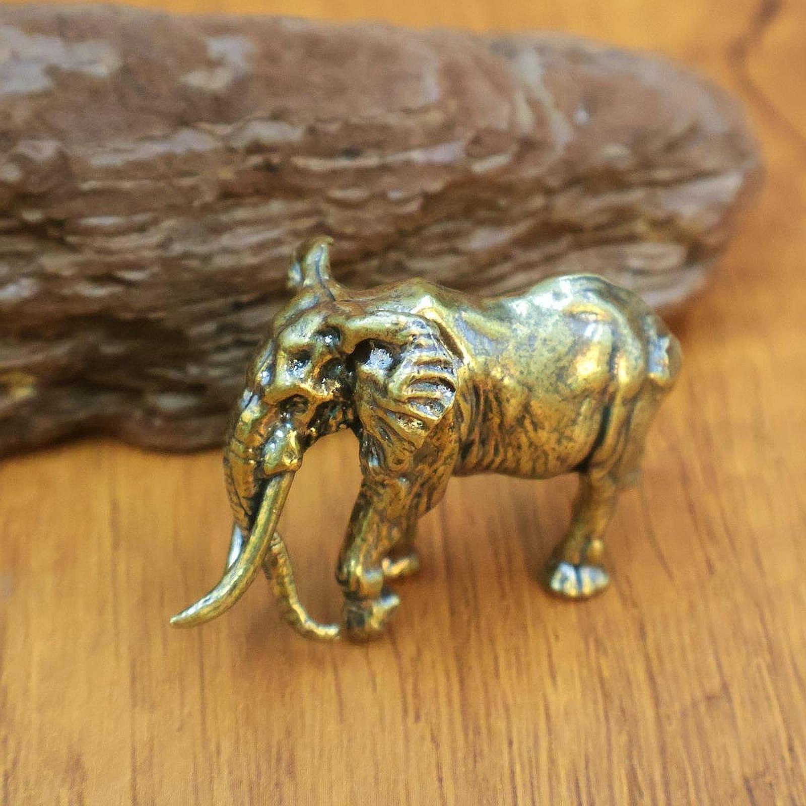 تمثال فيل نحاسي منحوت يدويًا ك - مراجعة Art Craft Elephant وسعره