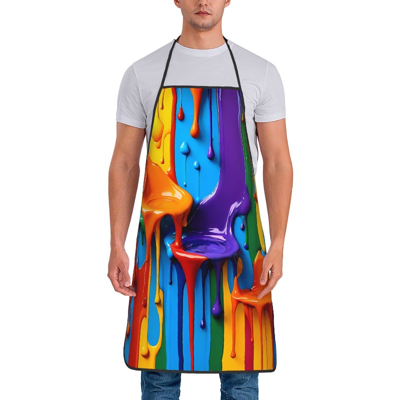 مريلة فنية ملونة بتصميم تجريدي - مراجعة Art And Craft Studio وسعره