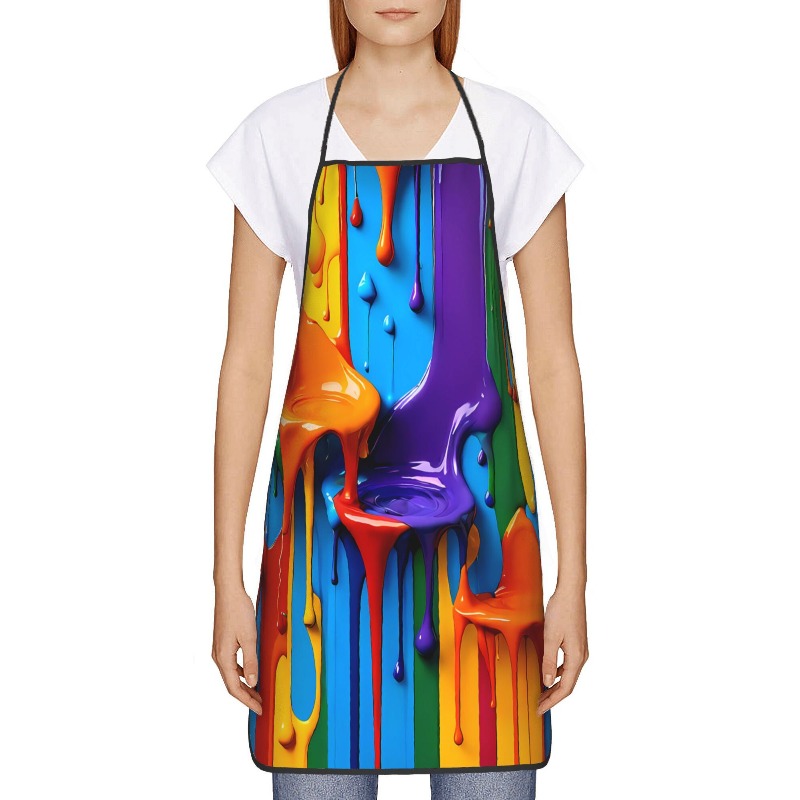 مريلة فنية ملونة بتصميم تجريدي - مراجعة Art And Craft Studio وسعره