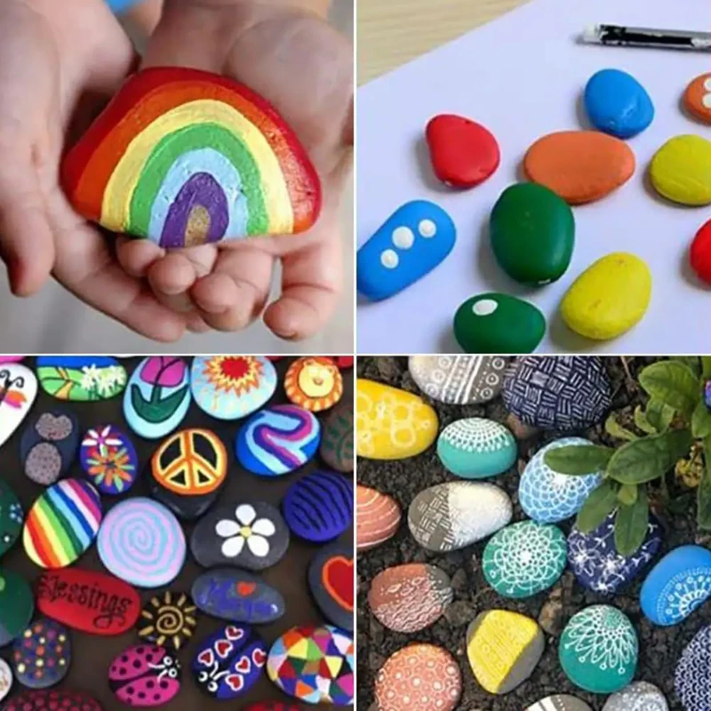 مجموعة طلاء الصخور DIY السائبة - مراجعة Art Craft And Design وسعره