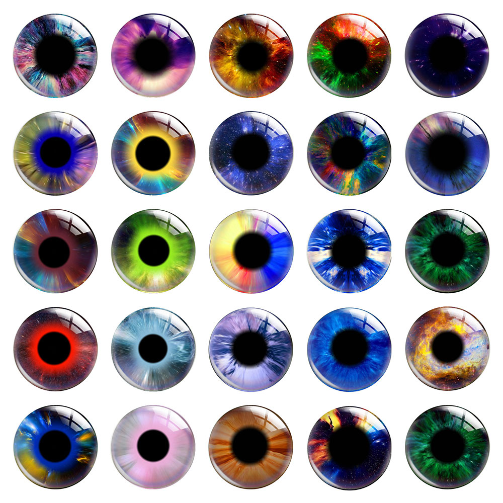 كابوشون زجاجي دائري مسطح الظهر - مراجعة Art Craft Eyes وسعره