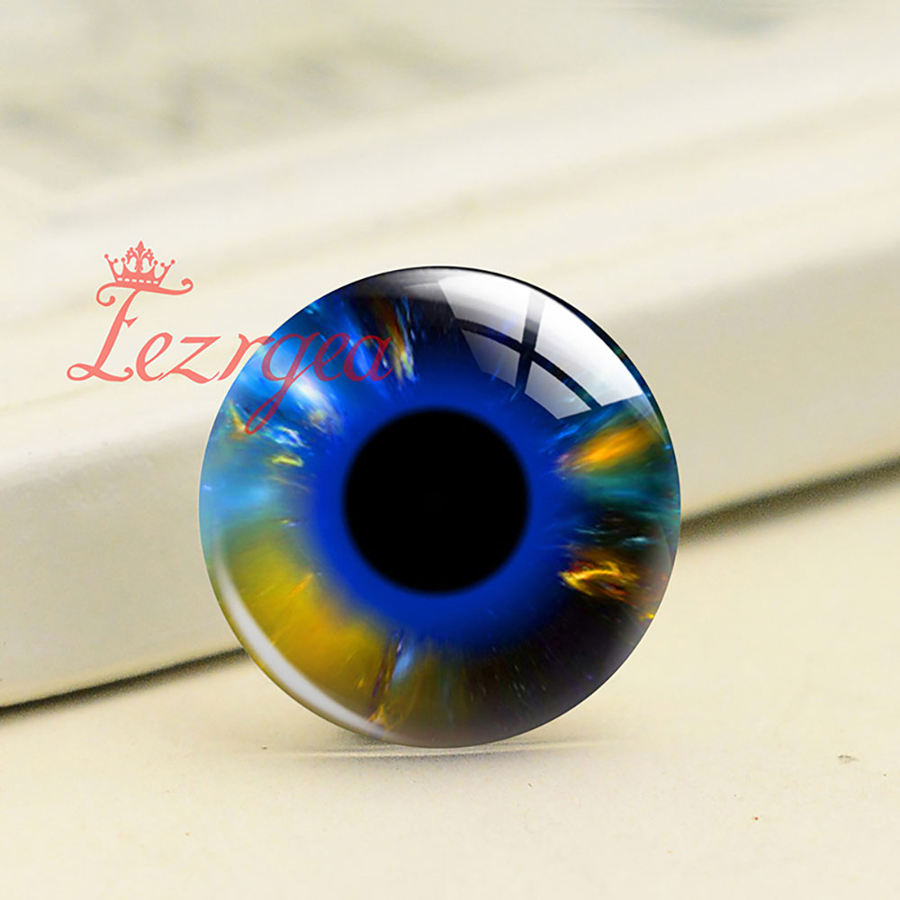كابوشون زجاجي دائري مسطح الظهر - مراجعة Art Craft Eyes وسعره