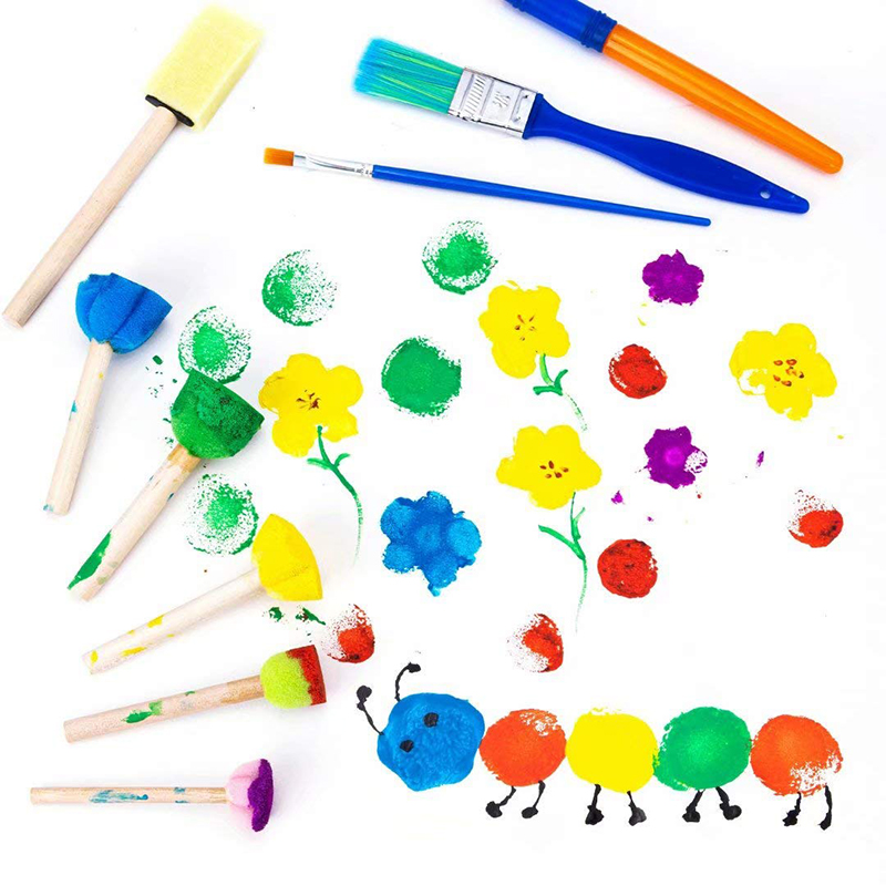 مجموعة إسفنجات وفرش رسم بالجمل - مراجعة Art And Craft Studio وسعره