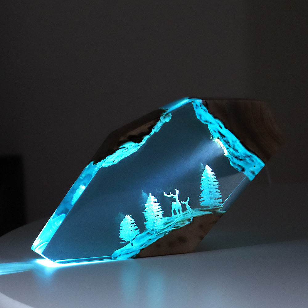 تحفة فنية مكتبية مضيئة مخصصة ب - مراجعة Art Craft Decoration وسعره