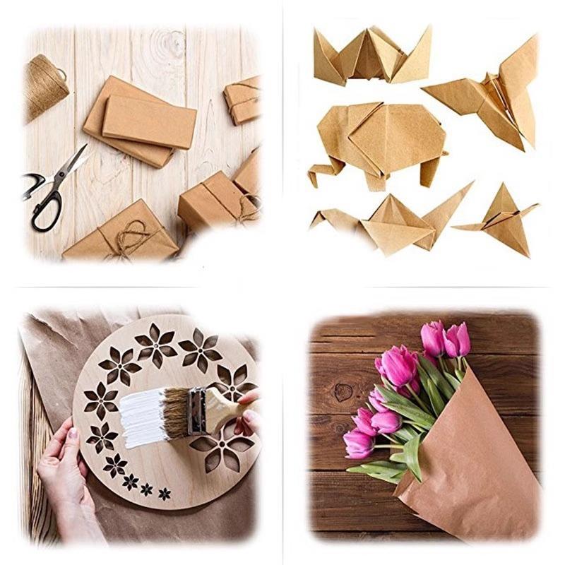 10 متر براون كرافت ورقة هدية ا - مراجعة Art Craft Recycled Materials وسعره